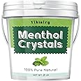 2 LB Menthol Crystals Bulk, 100% Pure Organic Mint Crystals | Great for Making Shower Steamers, Creams and Soaps
