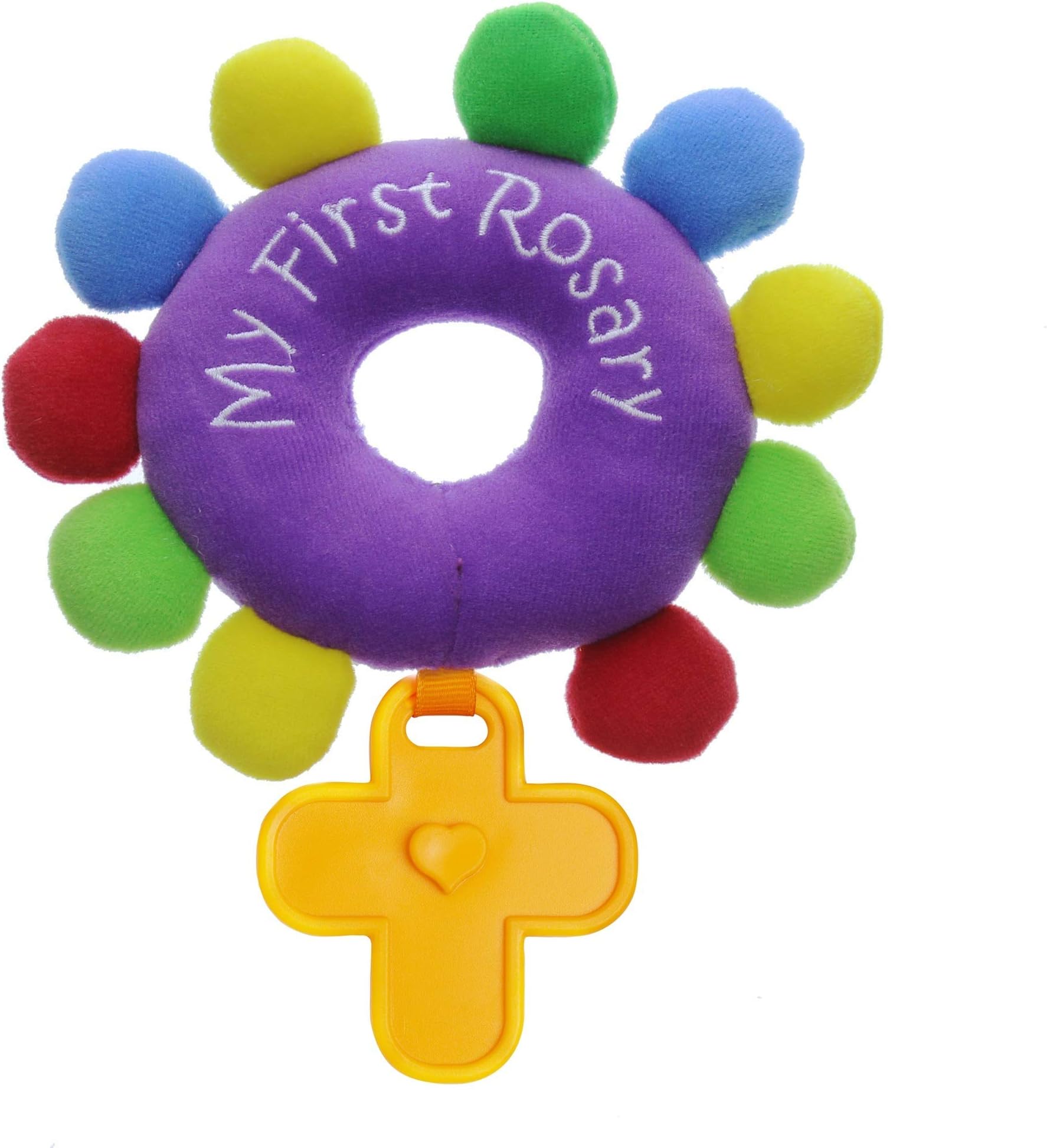 Sacred Heart Toys My First Rosary Plush Toy Purple
