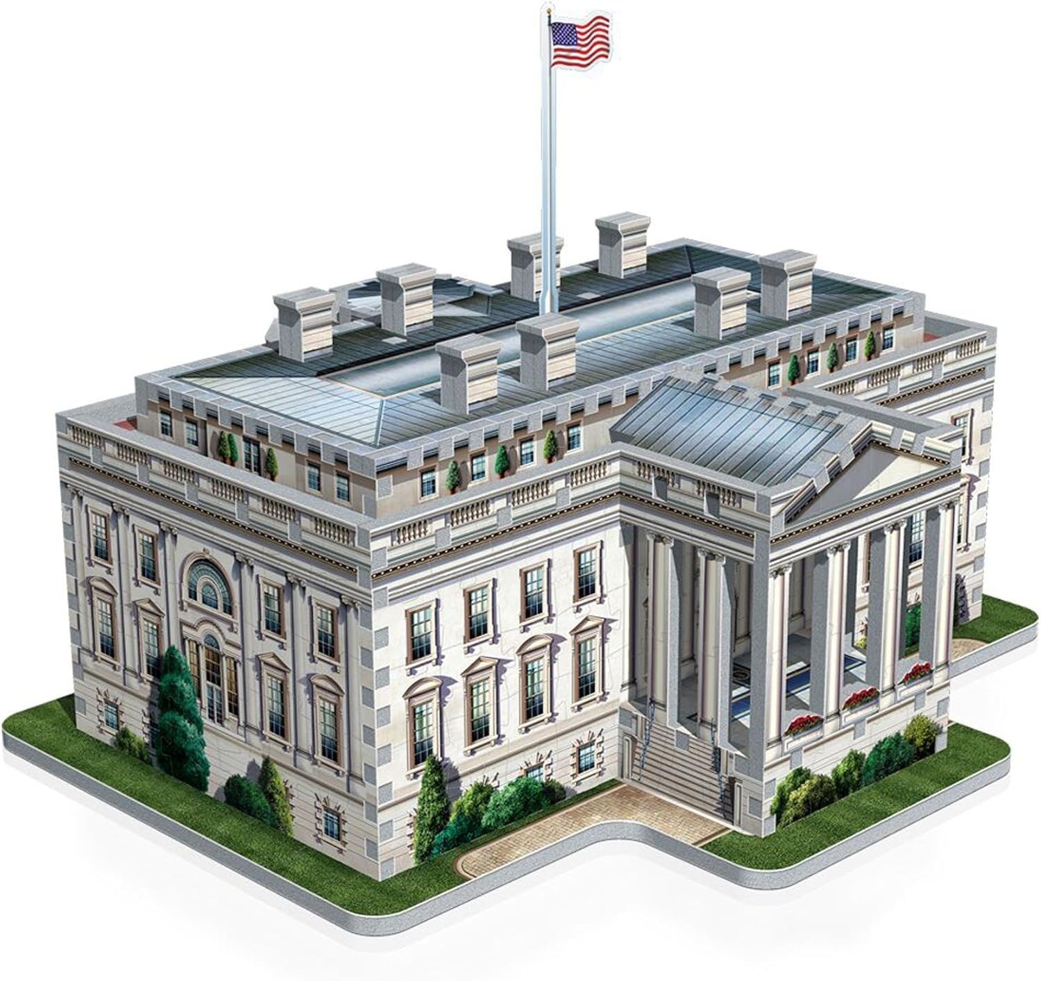 Wrebbit 3D Puzzle White House Puzzle (490-Piece)