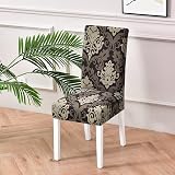 HZDHCLH Chair Covers Slipcovers 4 PCS Baroque Stretch Removable Washable view 3