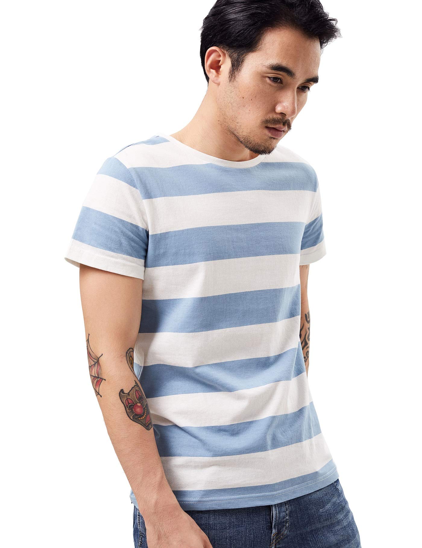 red and white striped sailor shirt