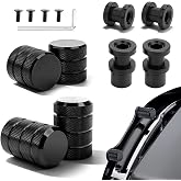 JERBOR 4 Point Docking Hardware for Harley Davidson Touring Street Glide Road Glide Road King Electra Glide 2009-2025, Quick Release Docking Mounting Kit with Fashionable Knurled Docking Cover