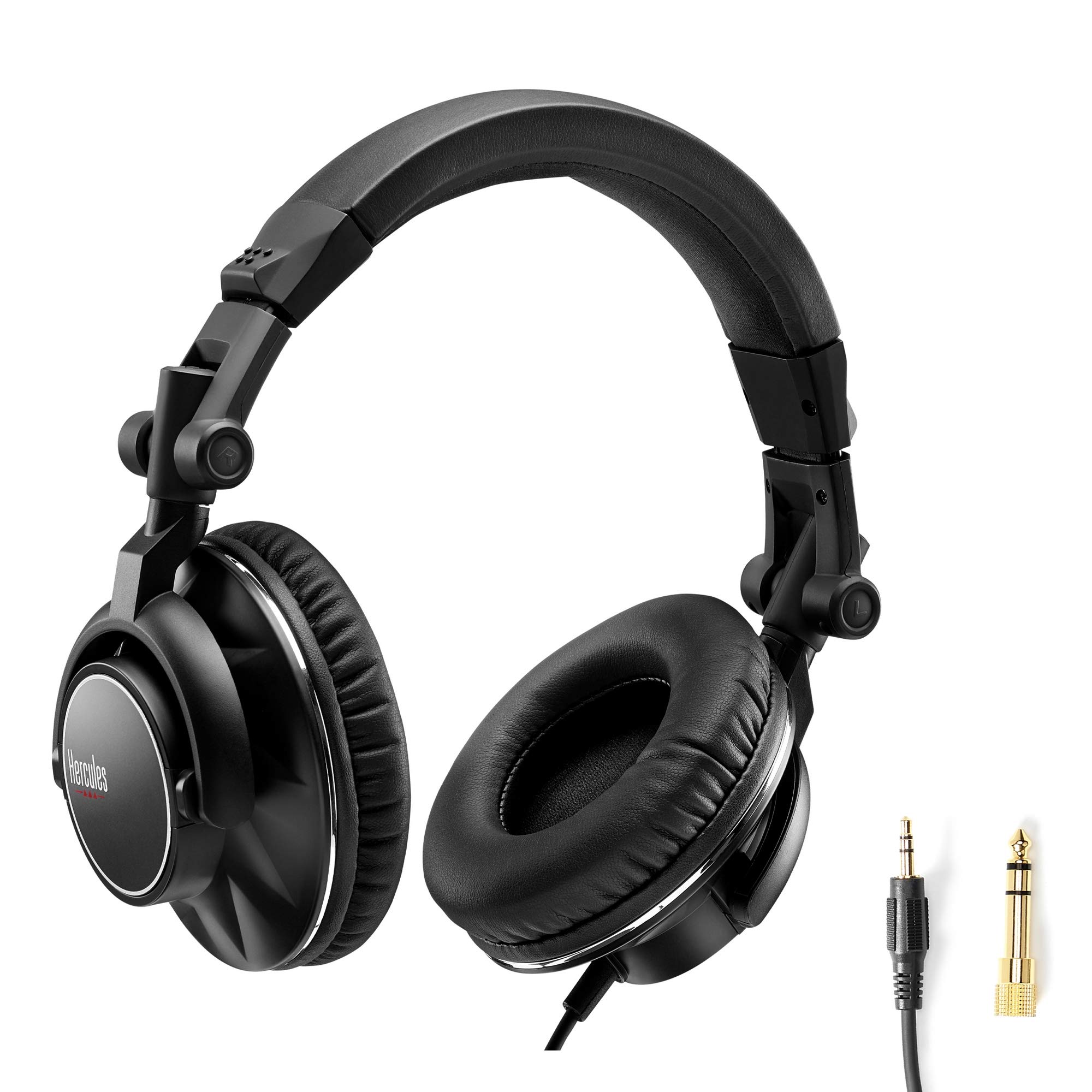 Hercules HDP DJ60 – High-Performance DJ Headphones with 40mm Drivers and Comfortable Over-Ear Design