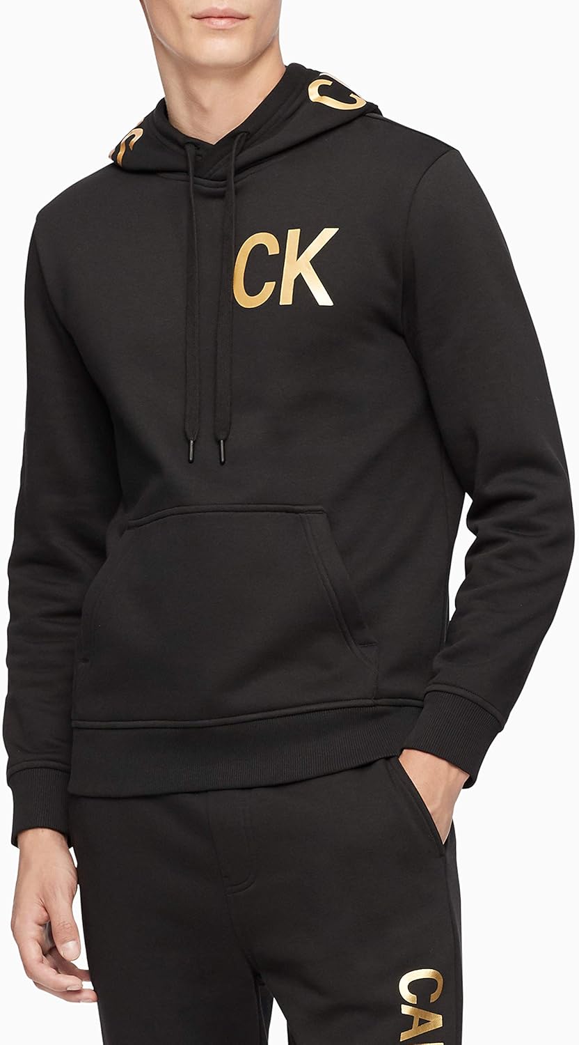 mens black calvin klein hoodie