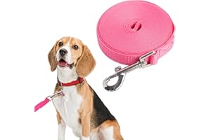 Dog Training Leashes, 15ft/20ft Long Rope Lead for Dog Recall Tracking Obedience Long Line Pet Leashed for Large Medium Small
