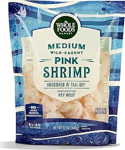 Whole Foods Market Wild-Caught Key West Pink Shrimp 51-60 Count, 12 OZ