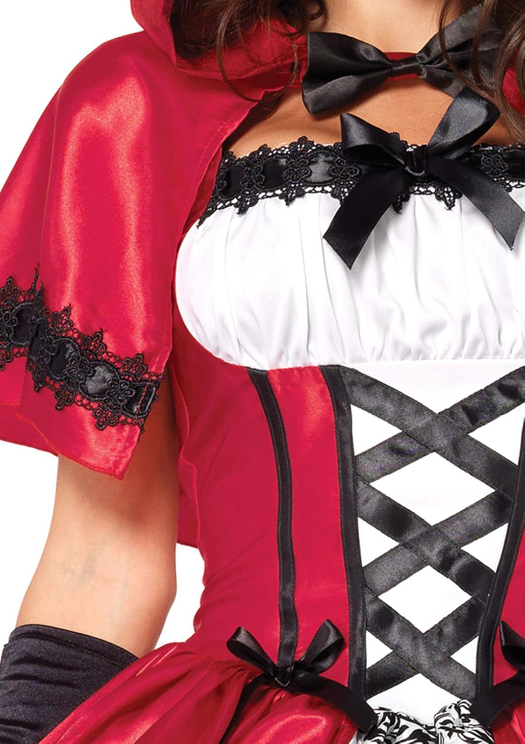 Leg Avenue Women's Gothic Red Riding Hood Costume: Clothing