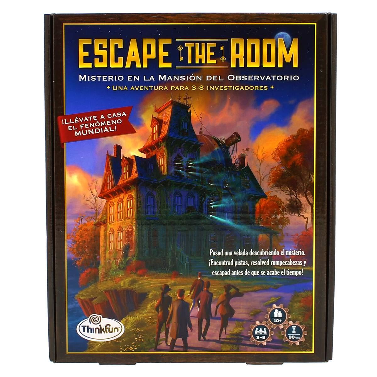 ThinkFun - Escape Room: Mystery in the Observatory Mansion, Logic Game, Board Game for Kids and Adults, 3-8 Players