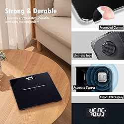 NUTRI FIT Digital Bathroom Scale for Body Weight