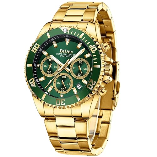 Mens Watches Men Designer Chronograph Waterproof Analogue Quartz