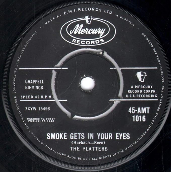 The Platters Smoke Gets In Your Eyes 7" Amazon.co.uk Music