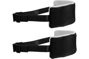 CONGARTENO 2pcs Portable Travel Head Strap Accessories for Airplane and Car Headrest Support with Soft Cloth
