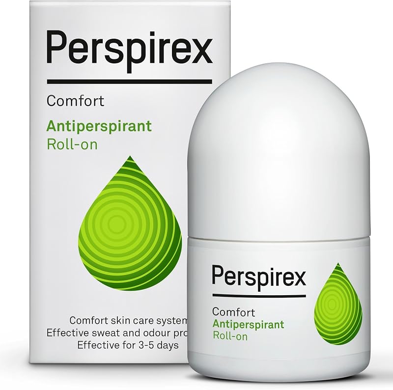 Perspirex Comfort Antiperspirant Roll On 20ml Long Lasting Sweat & Odour Control