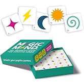 Magic Mind ESP Telepathy Training Card Game, Standard Family Card Games | 25 Colorful Psychic Development Cards- for Solo &amp; Group Play, Screen-Free Entertainment, Ages 7+, Inspired by Zener Cards