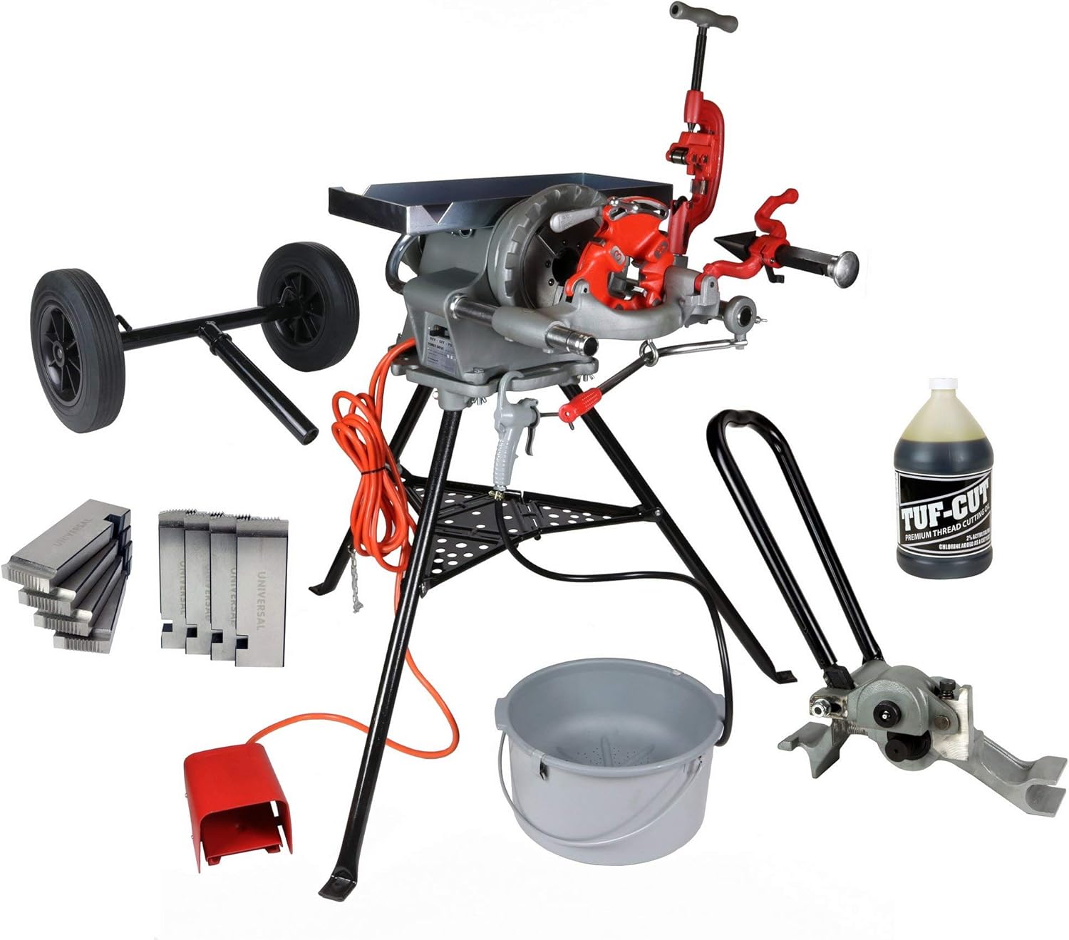 thumbnail image 2 of 750W 1/2-3inch Automatic Pipe Threading Machine With Factory Prices 2 of 12