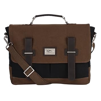 BURANO brown /black breifcase