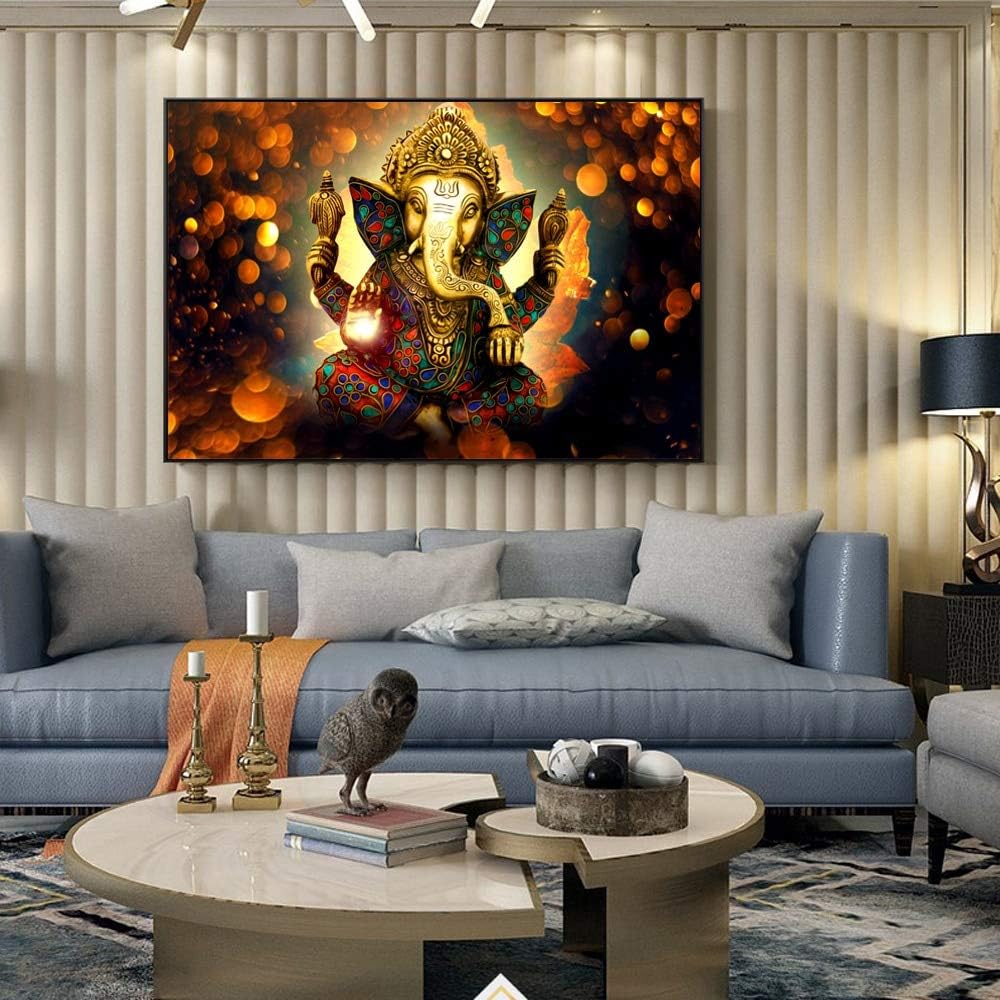 WYLJD 1000 Pieces Jigsaw Puzzles 75*50cm l Classical Hindu Gods Posters And Prints Hinduism Decorative Pictures For Living Room