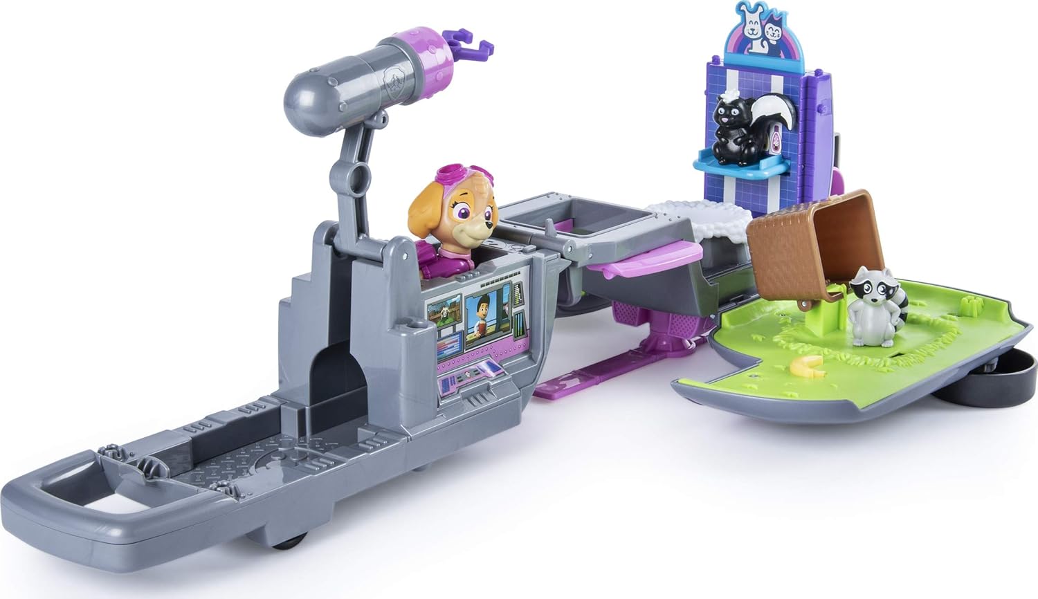 PAW Patrol, Skye’s Ride N Rescue, 2-in-1 Transforming Playset and Helicopter, for Kids Aged 3 and Up: Toys & Games