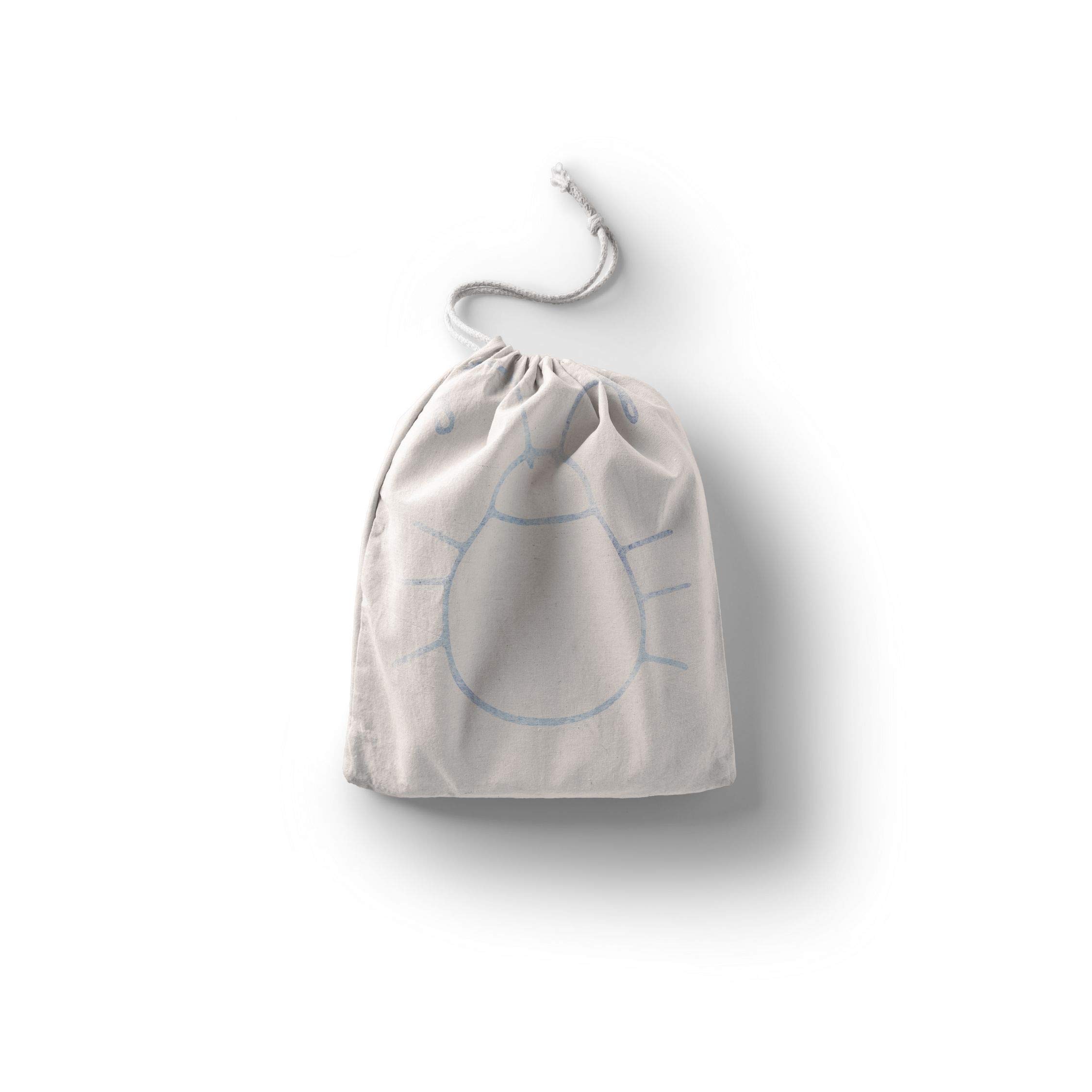 Bonamaison Printed Cotton Produce Bag with Drawstring, Reusable Grocery Bag, Biodegradable Eco-Friendly Bags, Travel Pouch, Sachet Bags, Shopping Bag, Eco Friendly, Foldable, Size: 30x40 Cm
