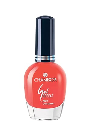 Chambor Gel Effect Nail Lacquer, Orange No.104, 10 ml