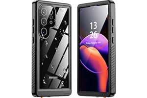 ANTSHARE for Samsung Galaxy S24 Ultra Case Waterproof, Built-in Lens & Screen Protector 360° Full Body Heavy Duty Protective Shockproof IP68 Underwater Case for Galaxy S24 Ultra(2024) 5G-Black