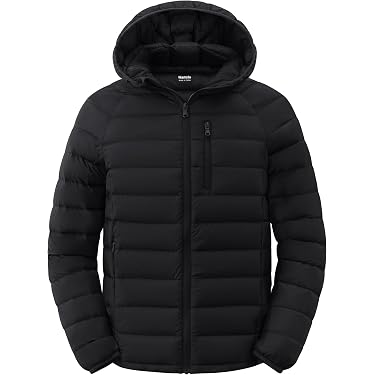 Meinecke Doudoune Homme Épaisse Automne Hiver - Manteau Duvet Blanc Respirant