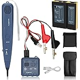 Pro3000 Tone Generator and Probe Kit Bundle with Network Cable Tester, Toner Electrical Tool, Ethernet Tester Tool for RJ45 C
