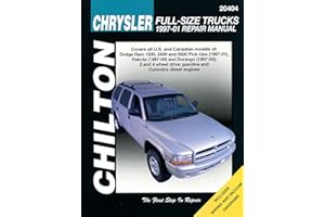 Chilton Chrysler Full-Size Trucks 1997-01 Repair Manual: Covers All U.S. and Can