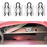 4PCS Window Regulator Sliding Pivot Clips, Automotive Clips | 1.09" x 1.3" Side Window Glass Lift Adjuster Slider Clamp Fit for E32 E34 E36 Z3 Z4 323i M3 M5, Replace OEM# 51321938884