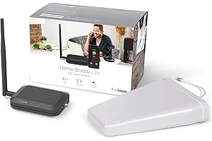 weBoost Home Studio Lite - Cell Phone Signal Booster for Verizon and AT&T only | Boosts 5G, 4G LTE up to 3,000 sq. ft | Made in the U.S. | FCC Approved (model 470165)