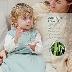 Mosebears Unisex Baby Sleep Sack 1.0 TOG, Supersoft