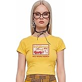 Baby Tees for Women Y2k - Put You in My Trunk Funny Short Sleeve Crew Neck Crop Tops Going Out Top T-Shirt