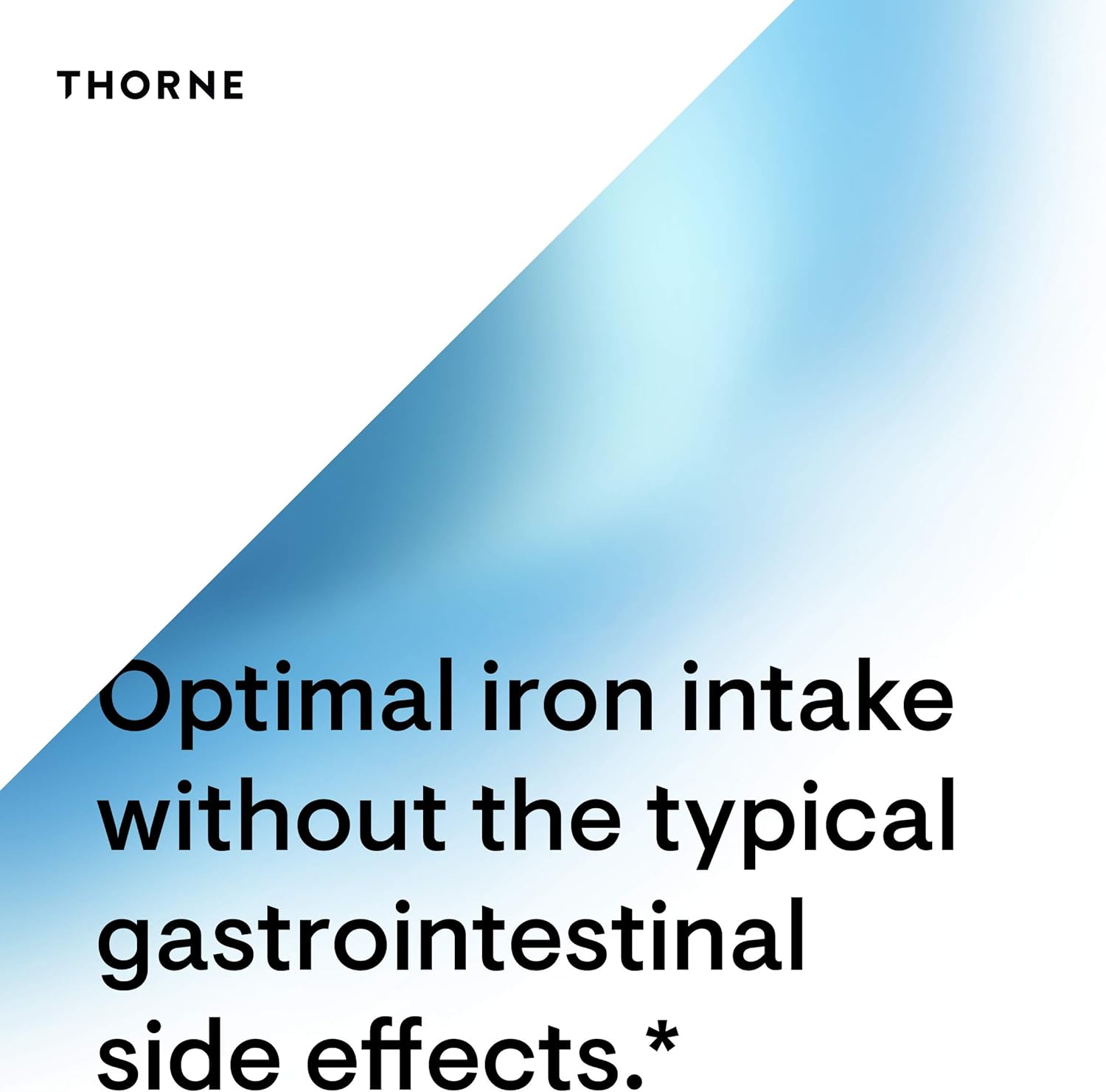 Thorne Research - Iron Bisglycinate - 25 mg Iron Supplement for Enhanced Absorption Without Gastrointestinal Side Effects - 60 Capsules: Health & Personal Care