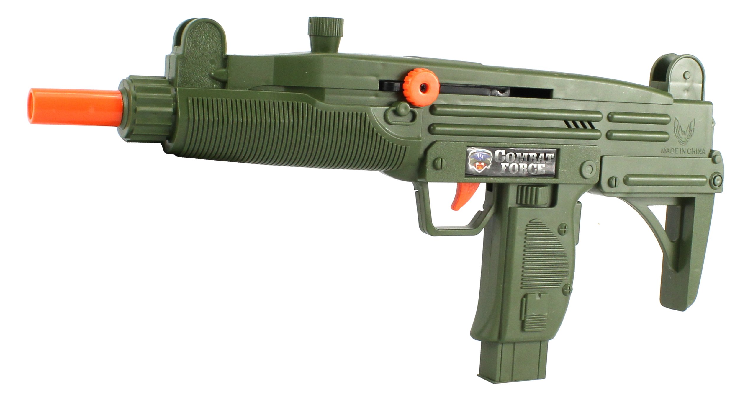 Combat Force Army Friction Toy Gun Complete Combo Set w/ Friction SMG
