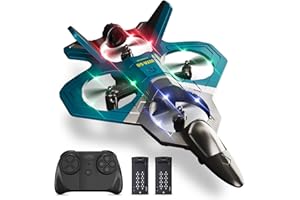 4DRC Foam RC Plane for Adults Kids, Remote Control Airplane Toys for Boys Kids Adults Beginners, RC Planes Fighter Jet Helicopter Drones for Kids Adults, 360° Flip Easy to Fly