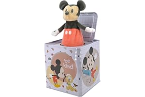 KIDS PREFERRED Disney Baby Mickey Mouse Jack-in-The-Box Musical Toy for Babies