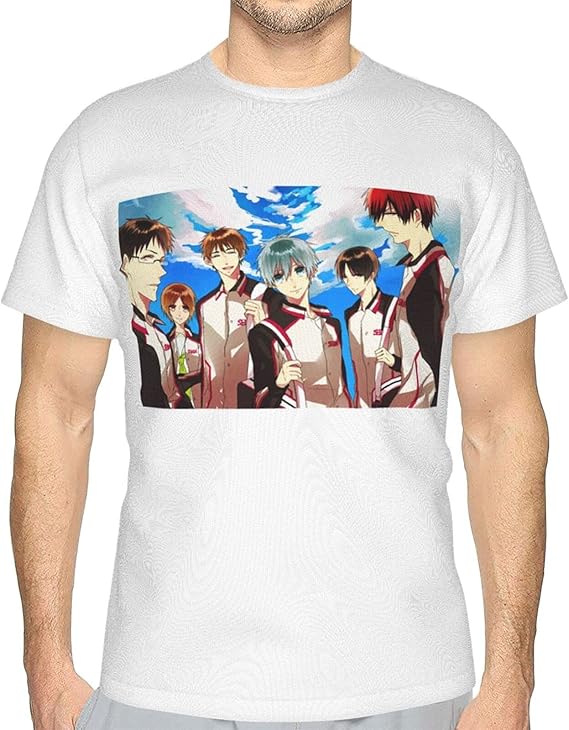 Amazon Co Jp 人気 Tシャツ 黒子のバスケ 3 メンズ 半袖 カジュアル メンズ服 丸襟 Tシャツ スポーツ 軽い 柔らかい 快適 おしゃれ 吸汗速乾 服 ファッション小物