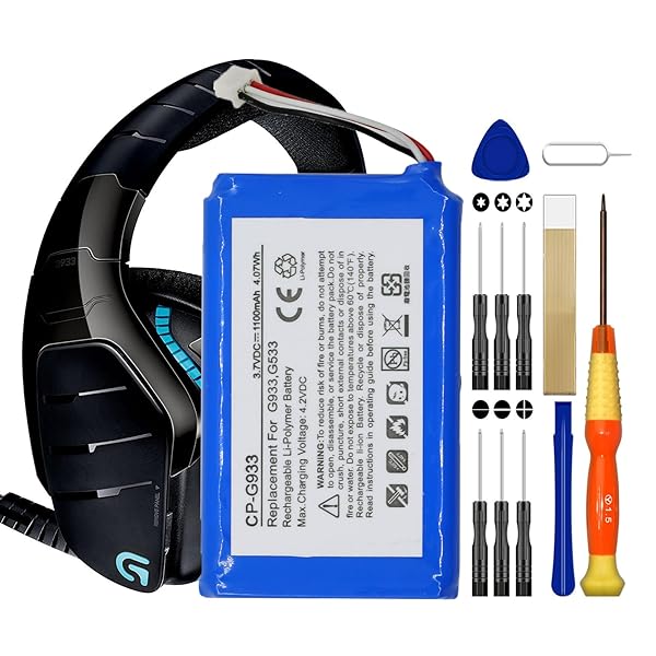 Ion Battery G933 Battery Life 2500mah 533-000132 For Logitech