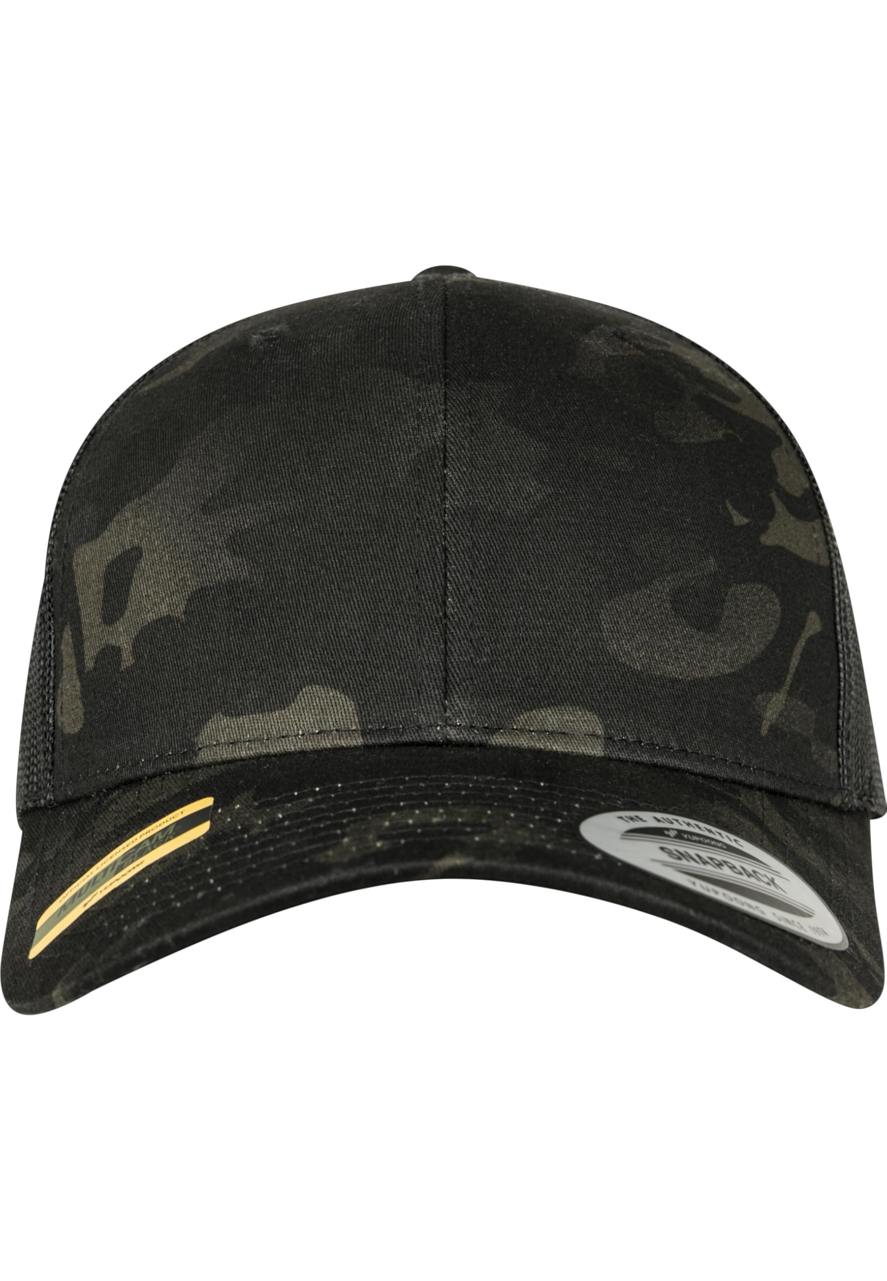 Flexfit Retro Trucker Multicam Kappe, Black, One Size
