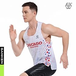 Sanken Men's Seamless Running Tank Tops Ultra