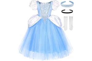 Belle Princess Dresses for Girls Belle Costume for Girls Cosplay Halloween Party