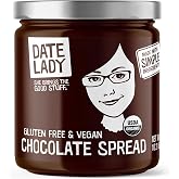 Chocolate Date Spread, Organic and No Added Sugar – Date Lady | Vegan, Paleo, Gluten-Free and Kosher Cocoa Spread; No Preserv