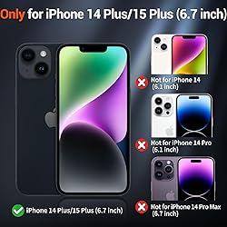 SUPFINE Magnetic for iPhone 15 Plus Case & iPhone