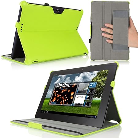 Amazon In Buy Moko Asus Memo Pad Me301 Me301t Case Slim Fit Multi Angle Folio Cover Case For Asus Memo Pad Smart Me301 Me301t 10 1 Inch Android 4 1 Jelly Bean Tablet Green