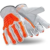 HexArmor Cut-Resistant Impact Protection Leather Work Gloves | Chrome SLT ® Series 4067 | Large