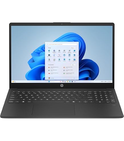 HP 15.6 inch Laptop, AMD Ryzen 3 7320U Processor, 8GB RAM LPDDR5