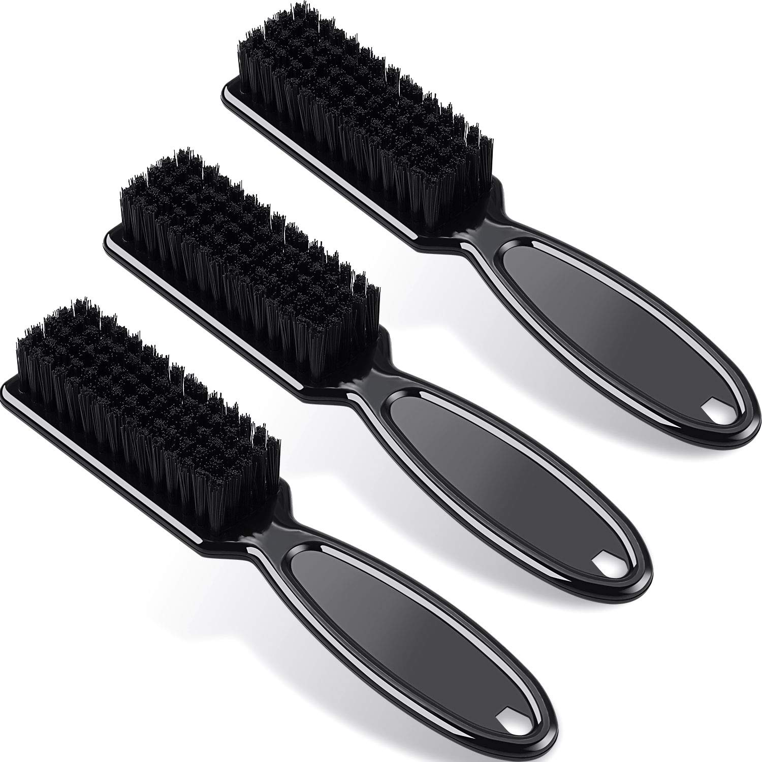 Photo 1 of Boao 3 Pieces Barber Clipper Cleaning Brush Fades Brush for Blade Cleaning Nail Cleaner Nylon Trimmer Hair Salon Styling Tool(Black)