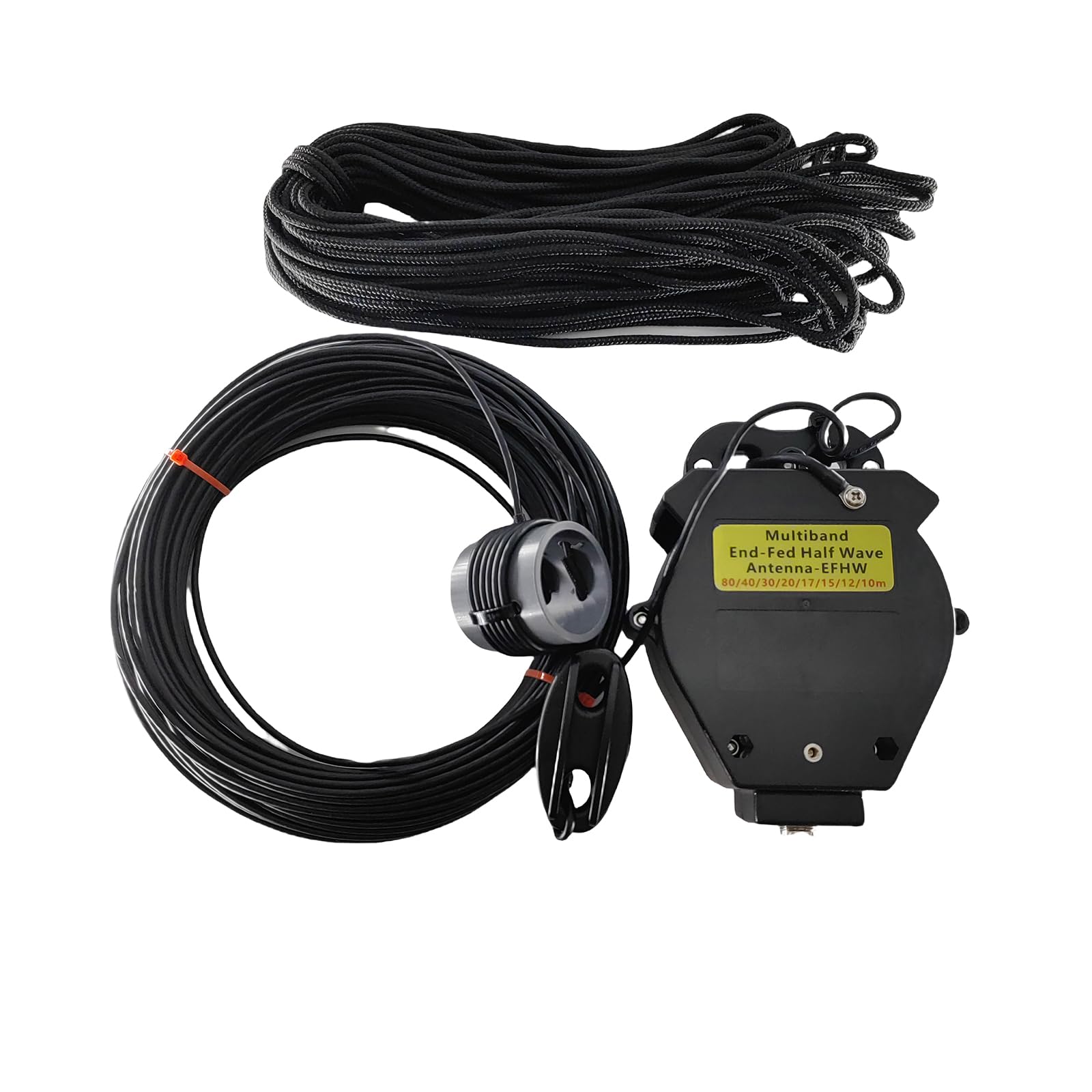 Antenne Radio Amateur End Fed Half Wave 400W – 8 Bandes (10m à 80m), Fil Long, Balun 1:64, Sans Réglage