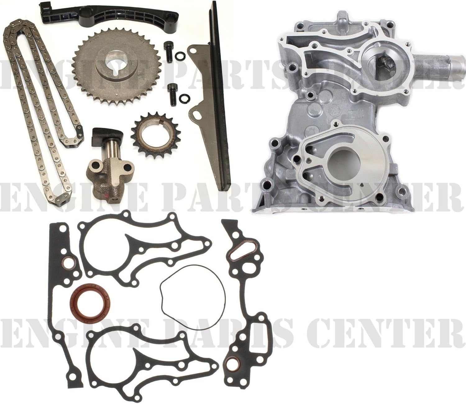 Evergreen TCK2000 Fits 8595 Toyota 22R 22RE 8Valves Timing Chain Kit