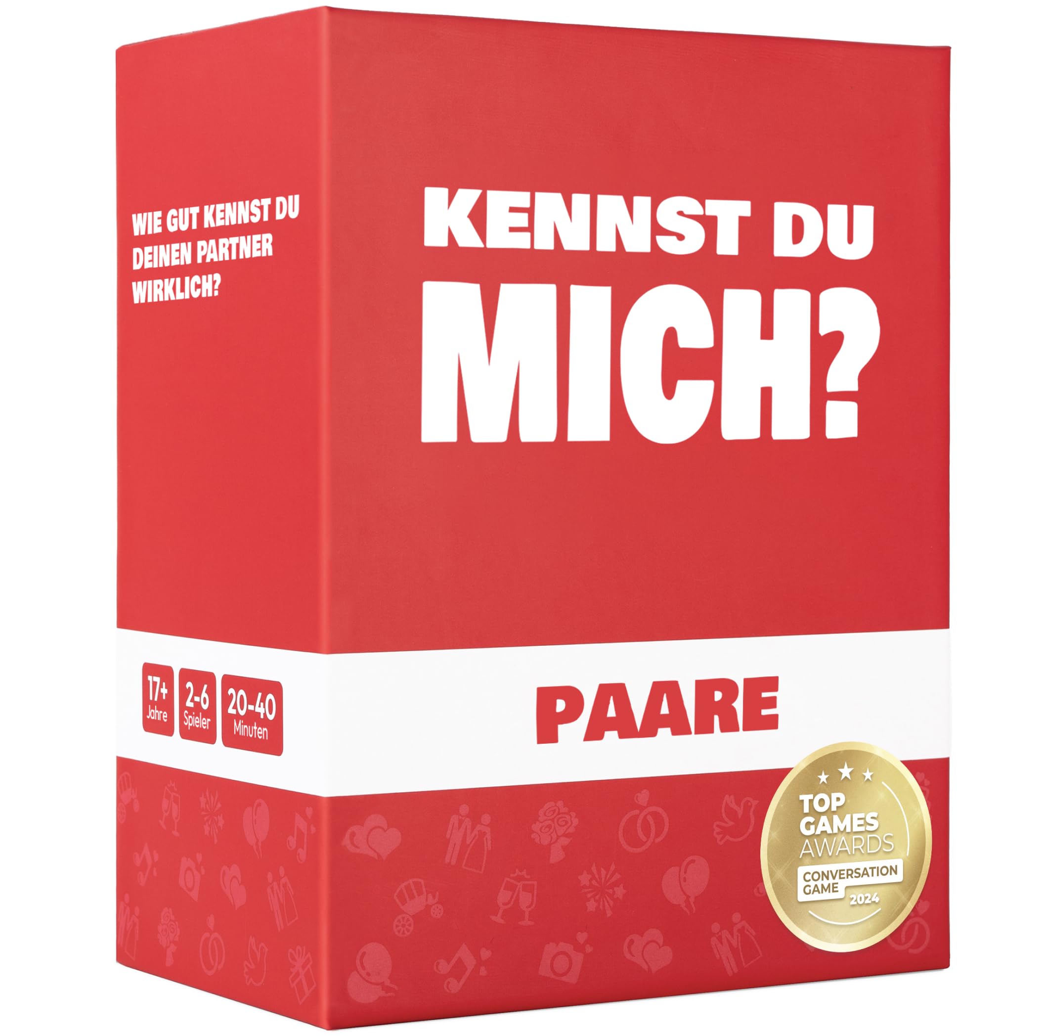 The World Game | Kennst du Mich Paare - Wie gut kennst du deinen Partner - Fragenspiel und Kartenspiel für Paare auf Deutsch, 150 Fragen, für 2-6 Spieler, Idee für Valentinstag oder Jahrestag